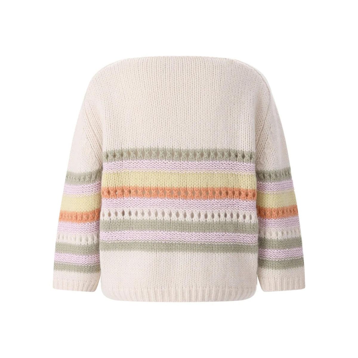 Gestreifter Kaschmir-Baumwoll-Mix Pullover