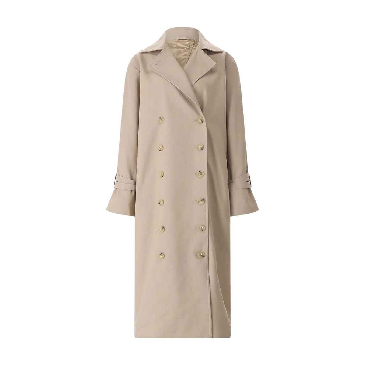 Eleganter zweireihiger Trenchcoat