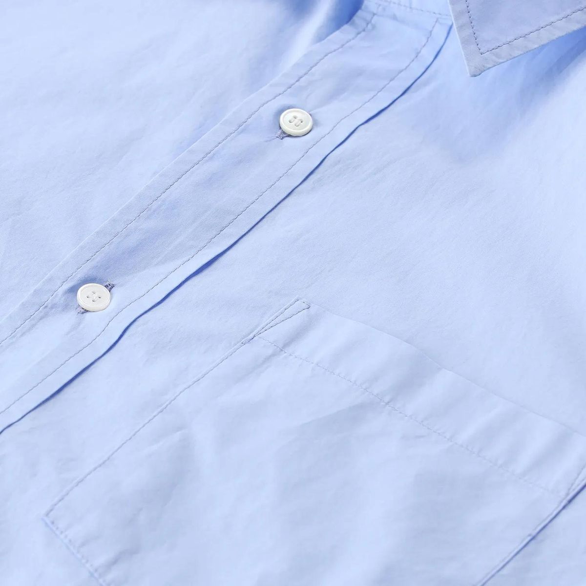 Klassisches Baumwoll-Hemdblusenkleid