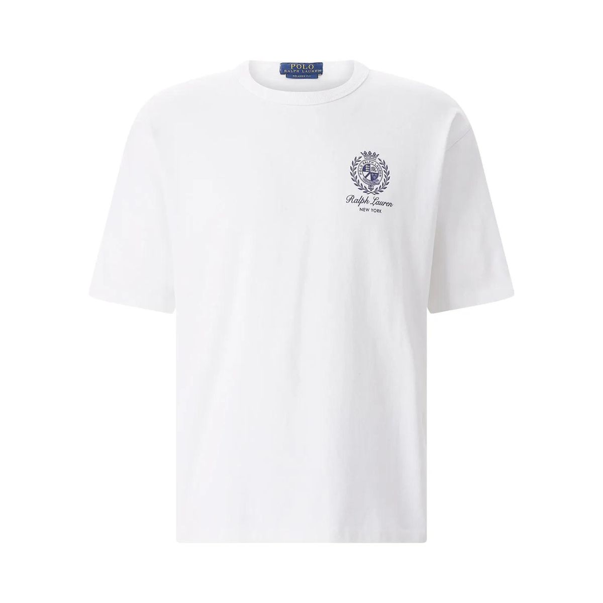 T-Shirt mit Wappen-Logo und lockerer Passform