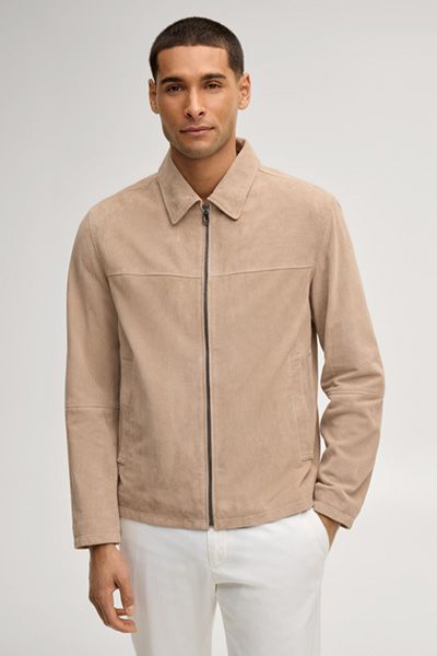 GANT Wildlederjacke Baks in hellbeiger Farbe