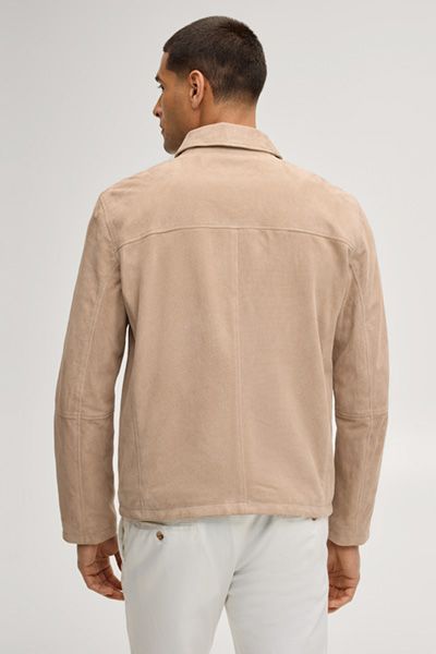 GANT Wildlederjacke Baks in hellbeiger Farbe