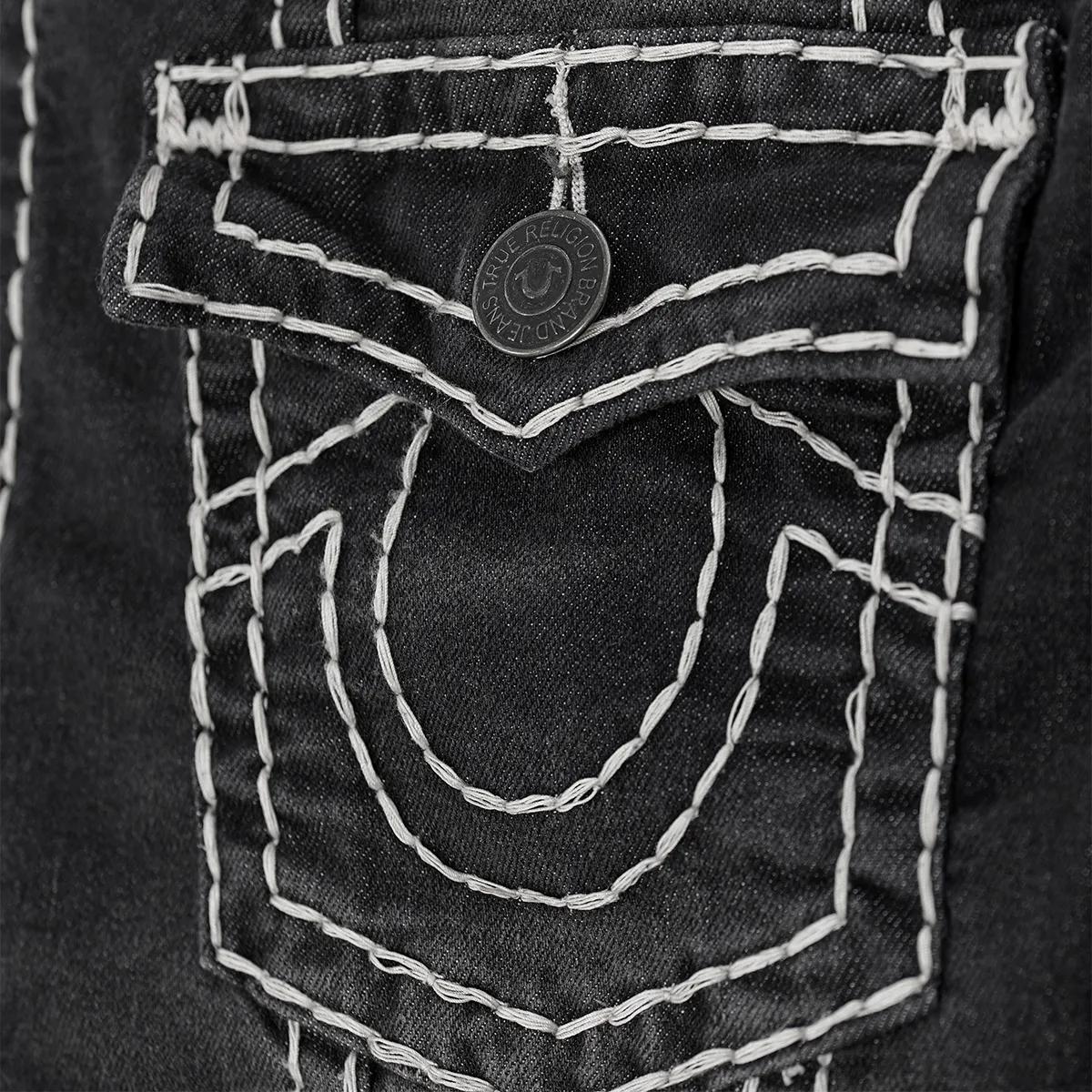 Kapuzen-Jeansjacke mit Steppnähten