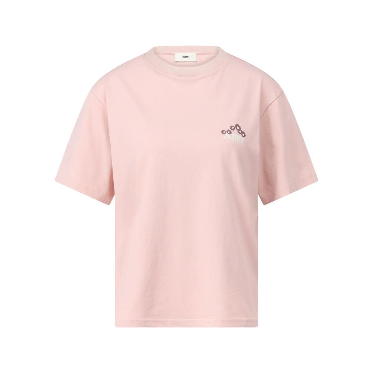 T-Shirt mit gesticktem Logo und lockerer Passform