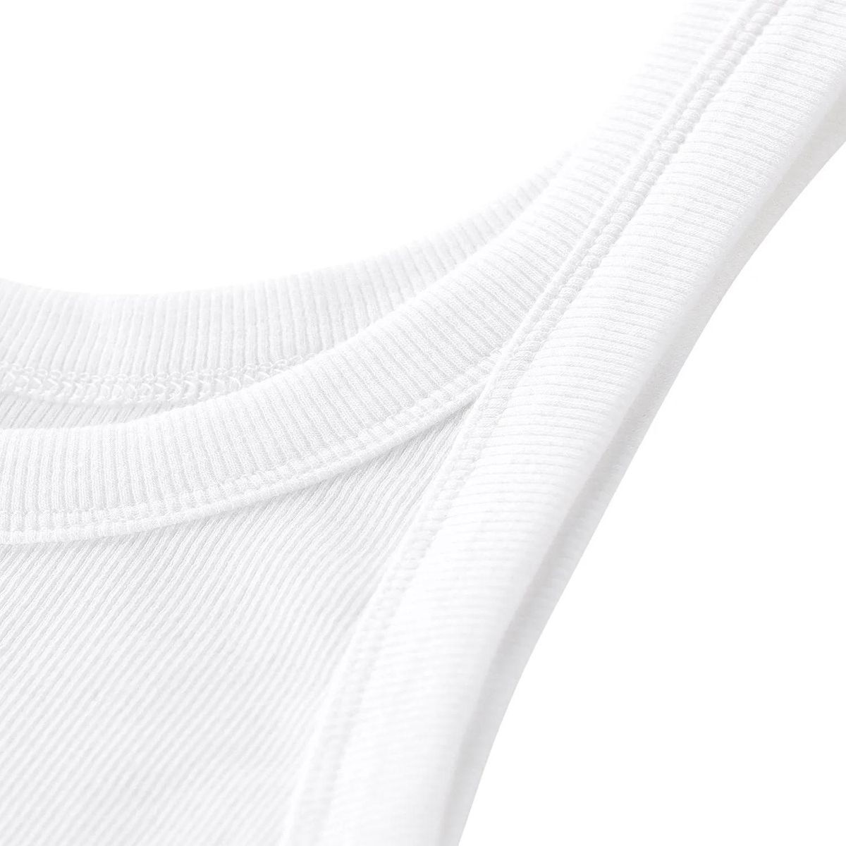 Geripptes Strick Tanktop