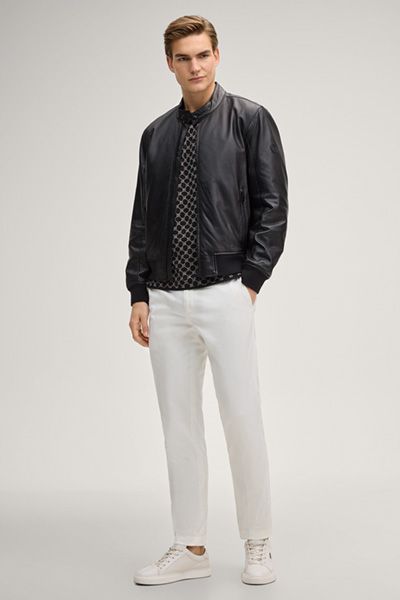 Lederjacke Bamor in Schwarz aus weichem Nappaleder Blouson