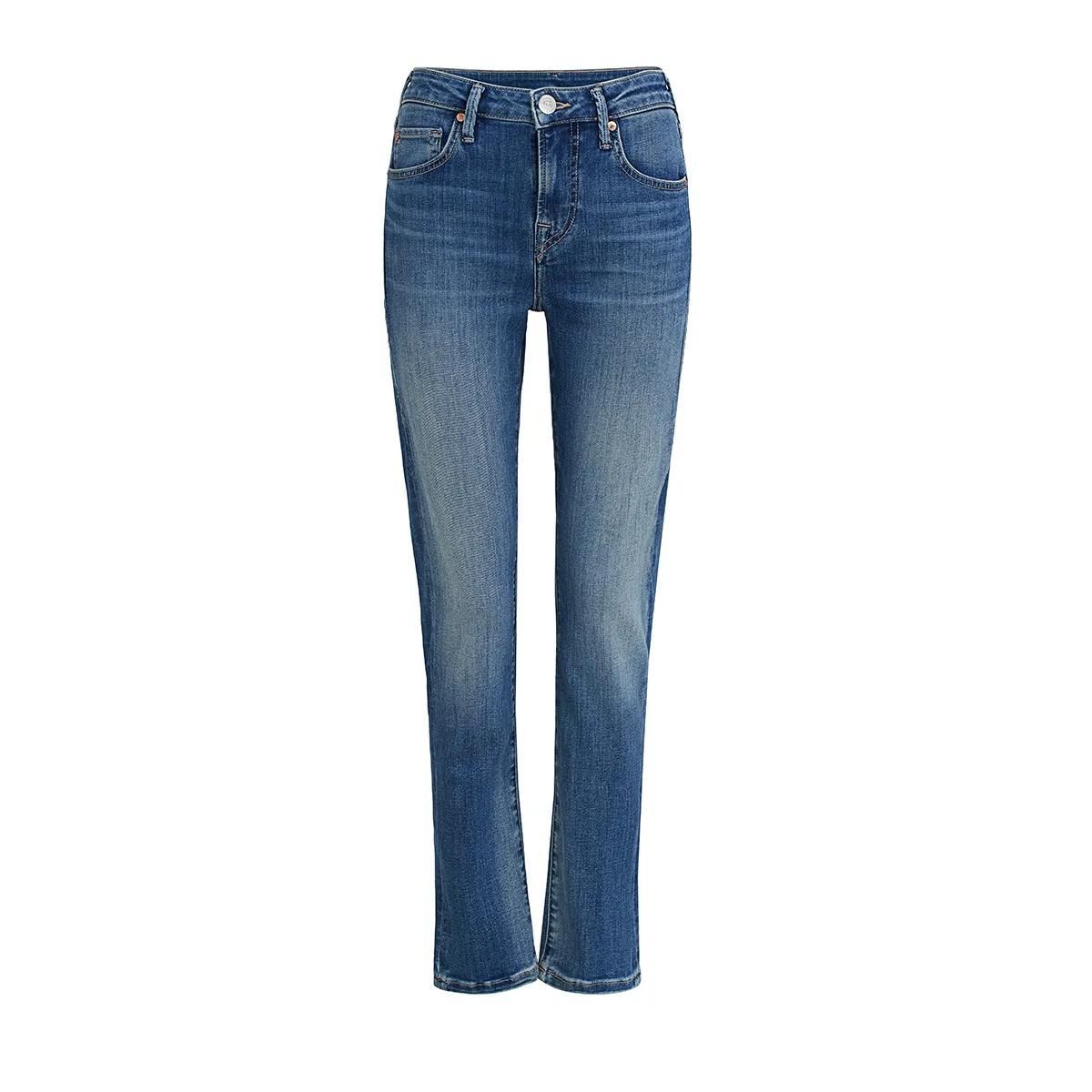 Schmal geschnittene Cropped Jeans Piper