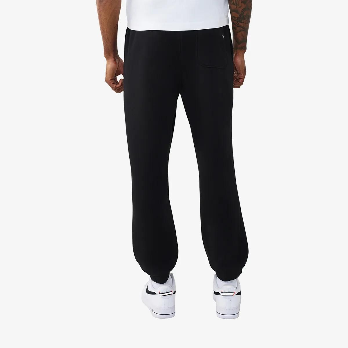 Schwarze Fleece Los Angeles Jogginghose