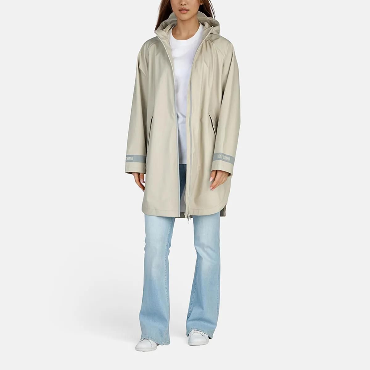 Wasserdichter Regenmantel mit Kapuze und Taschen