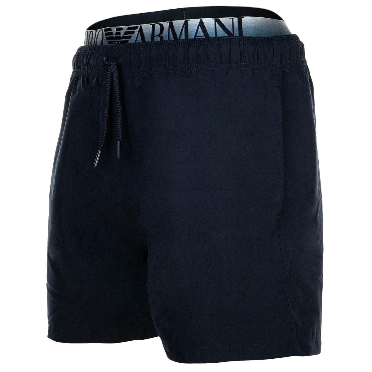 Herren Badeshorts mit Logo-Bund