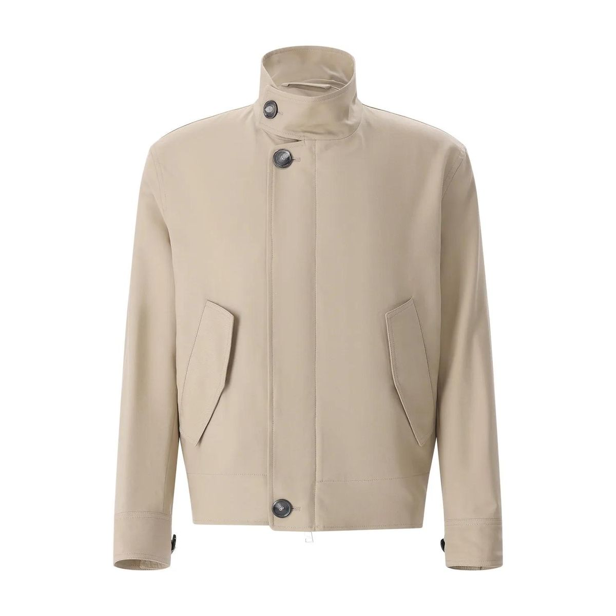 Elegante Harrington Jacke aus Wolle