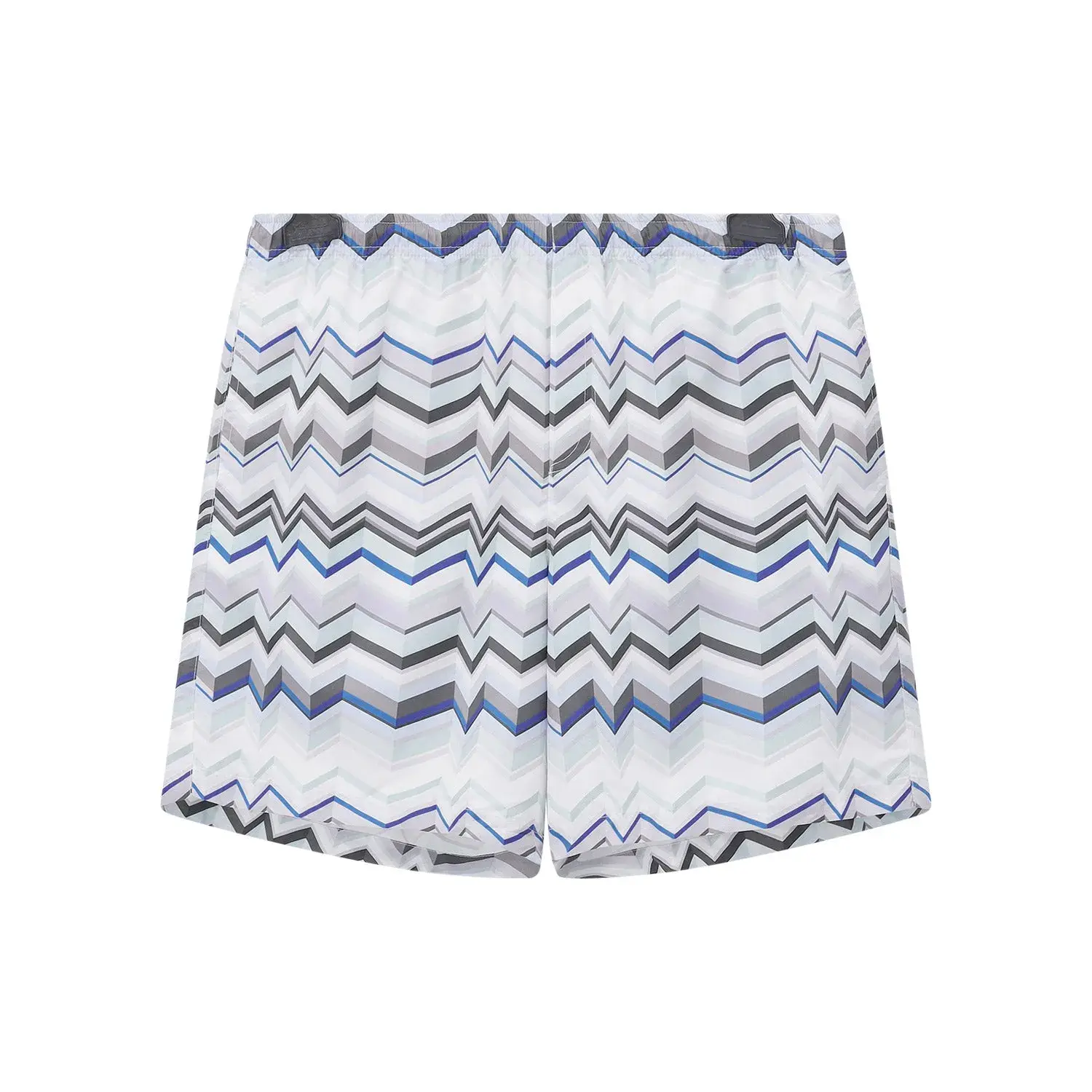 Badeshorts mit Zickzackmuster