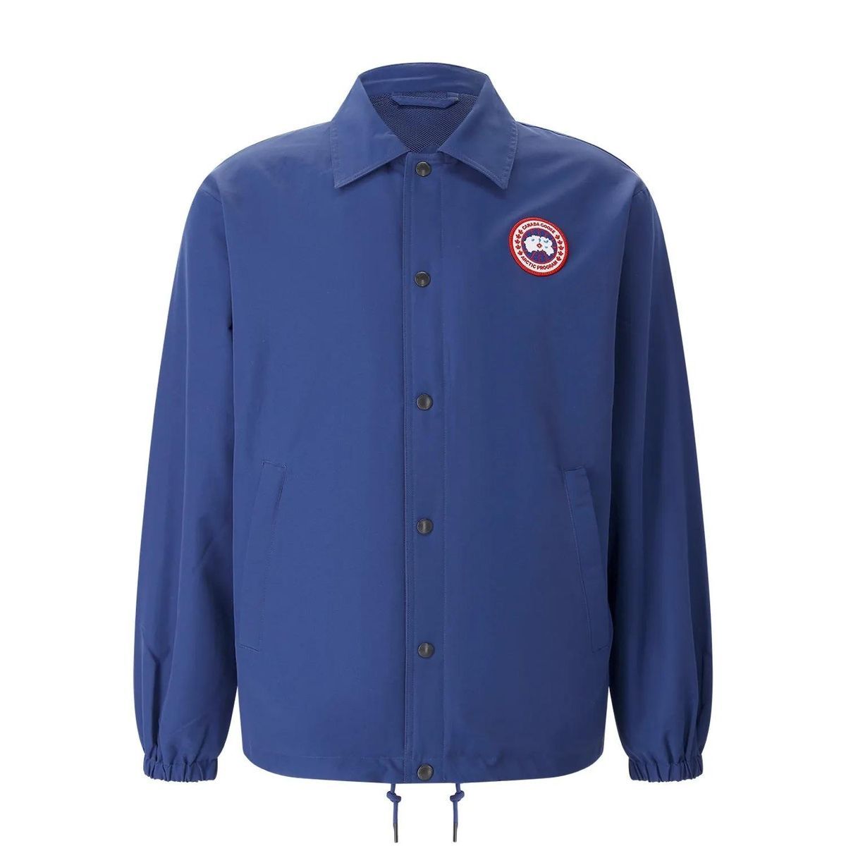 Blaue Übergangs-Hemdjacke