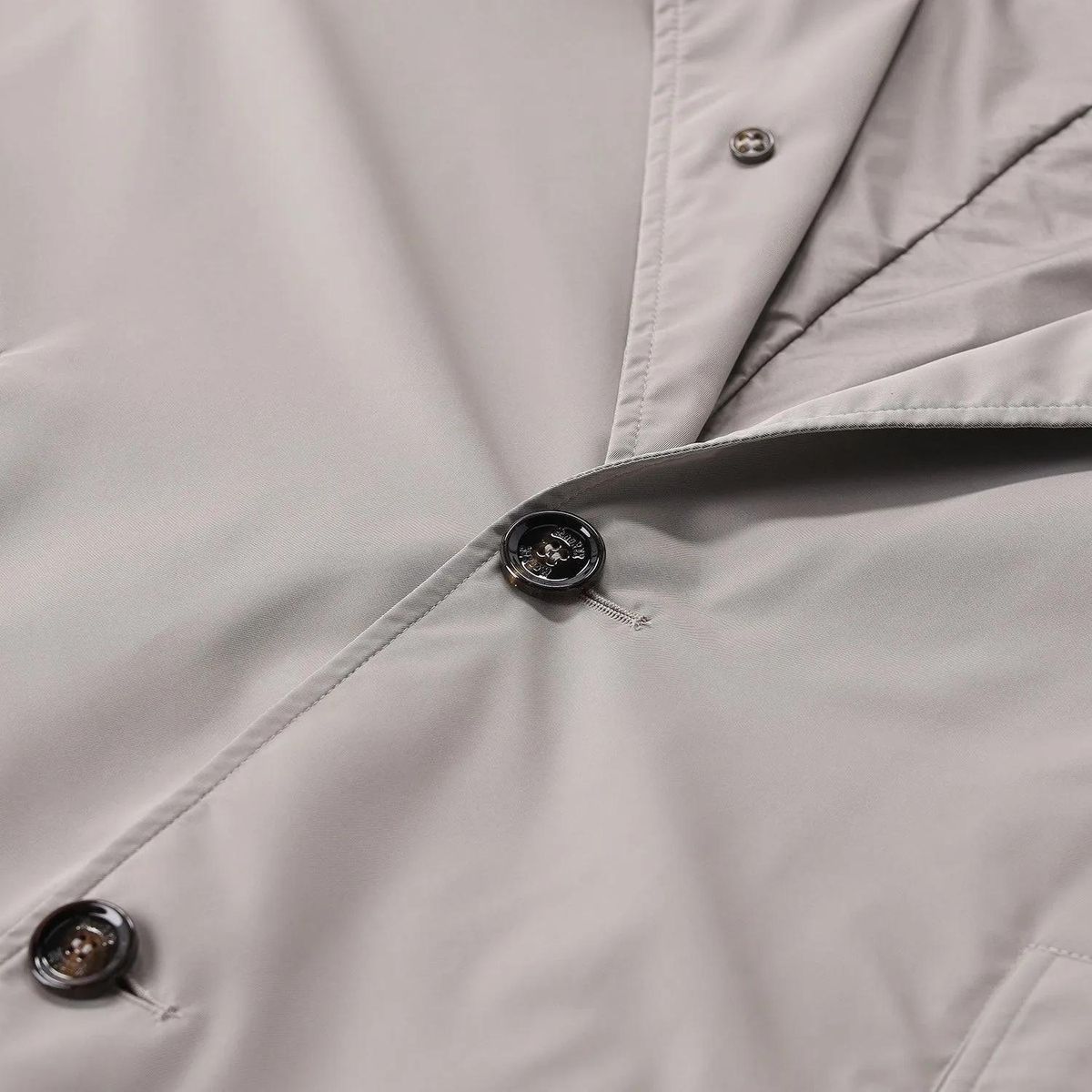 Herren Moderner Kurzmantel mit Knopfleiste