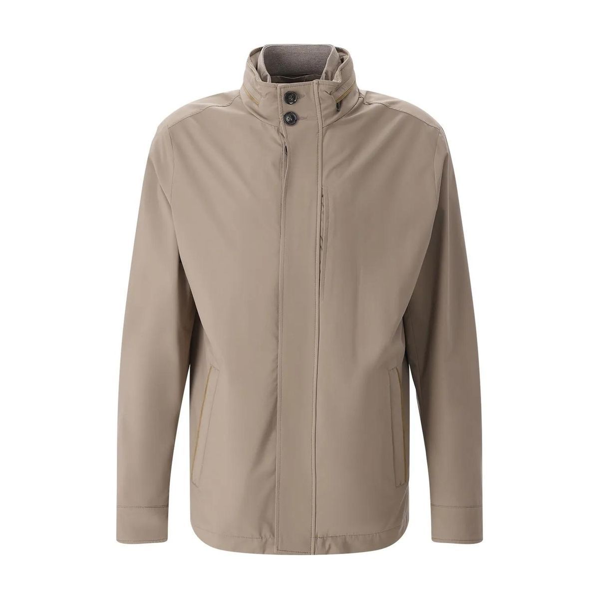 Klassische, leichte Jacke mit abnehmbarem Kragen