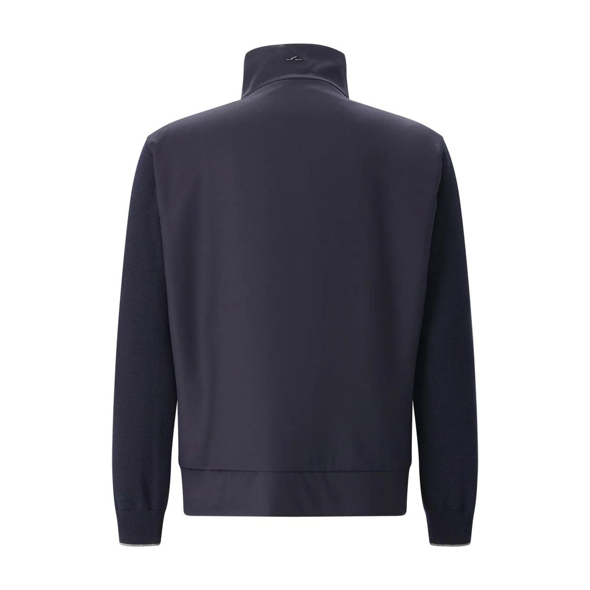 Moderne Wollmischjacke mit Strickärmeln