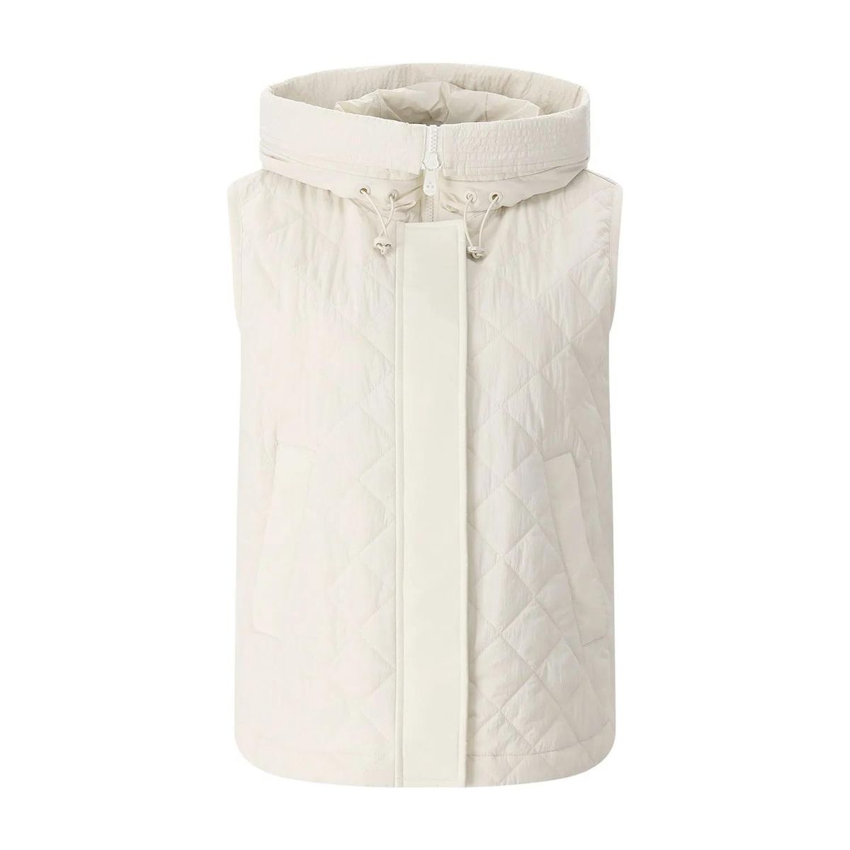 Gesteppte Weste mit Kapuze