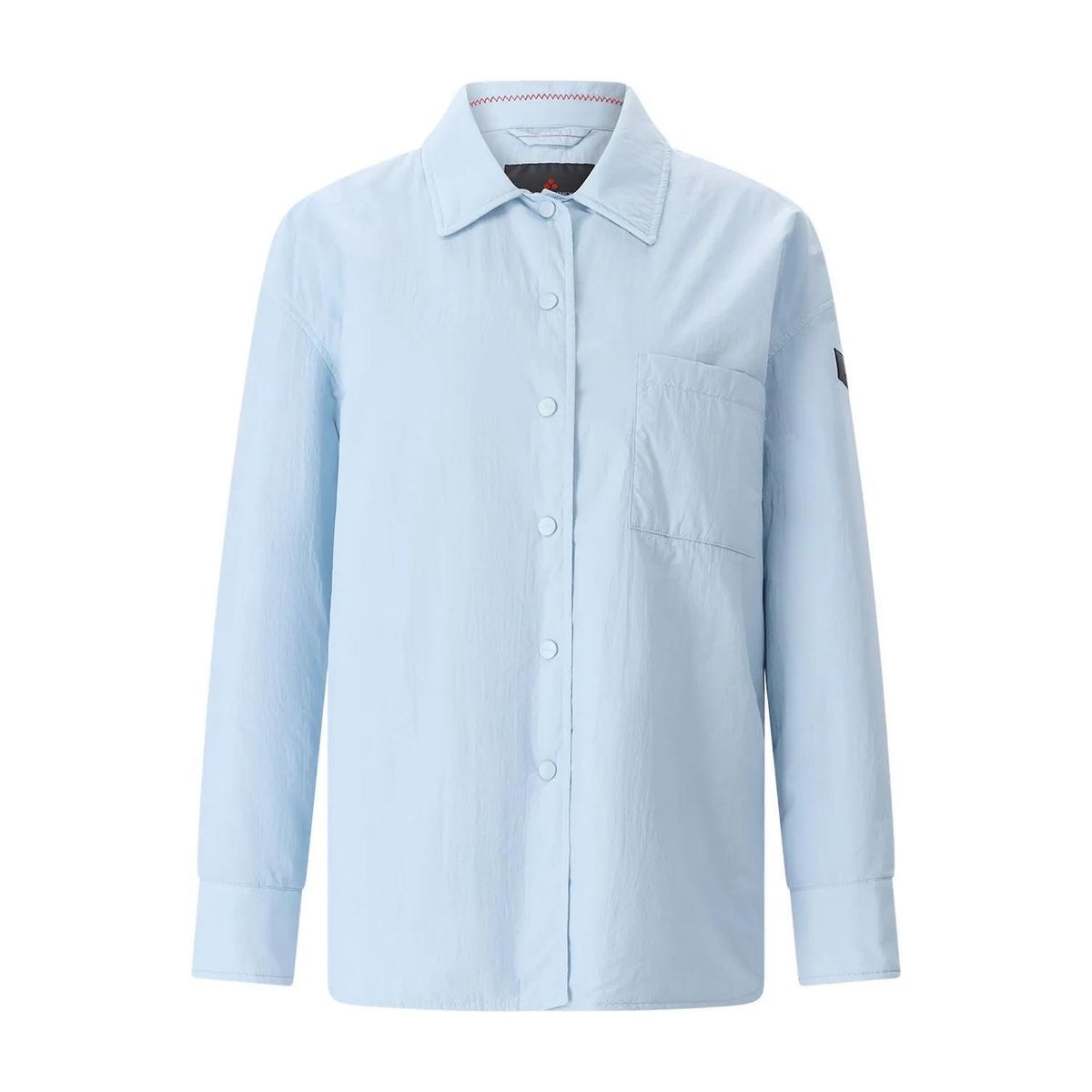 Hellblaue Hemdjacke mit Knopfleiste