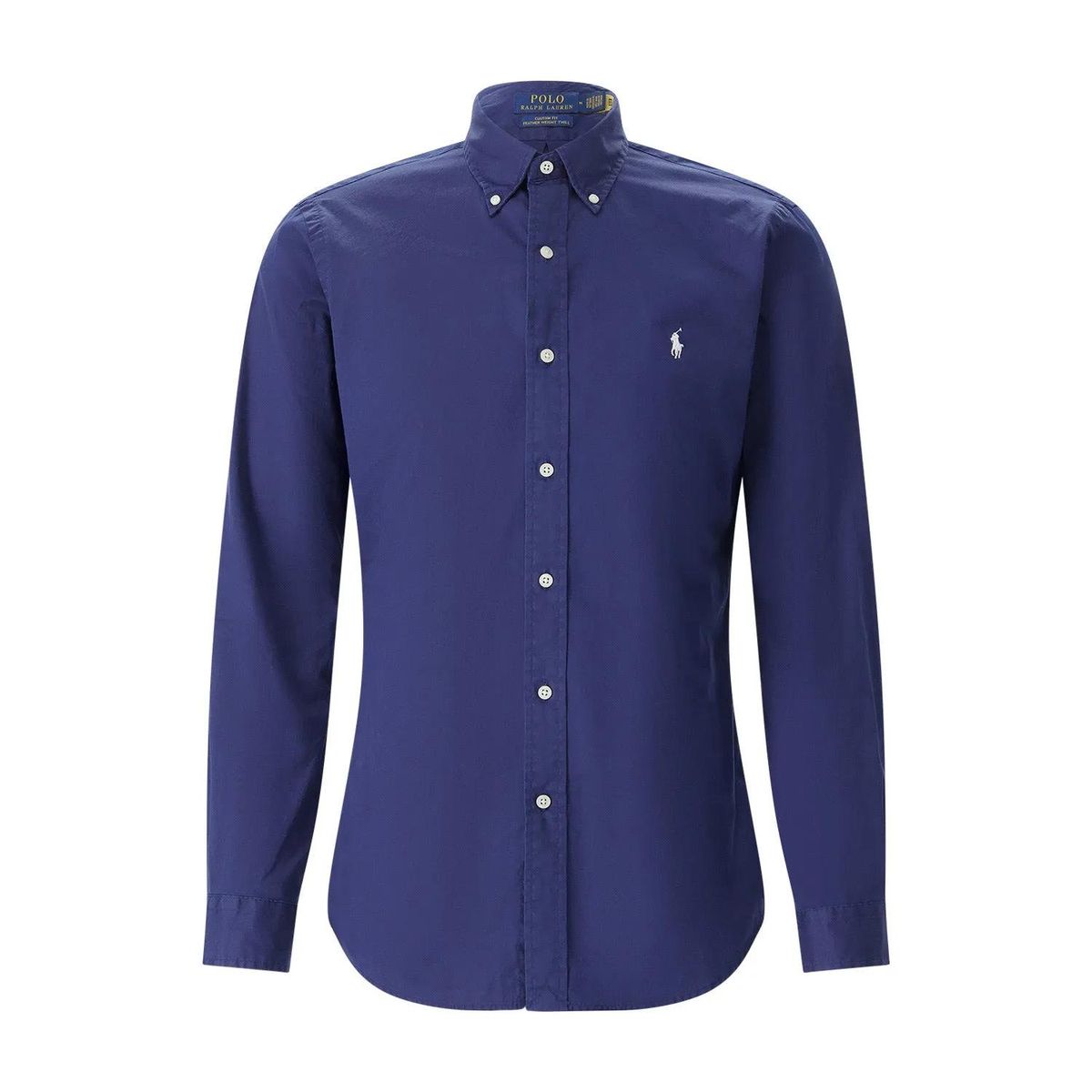 Klassisches Oxford-Hemd mit Logo und Knopfleiste