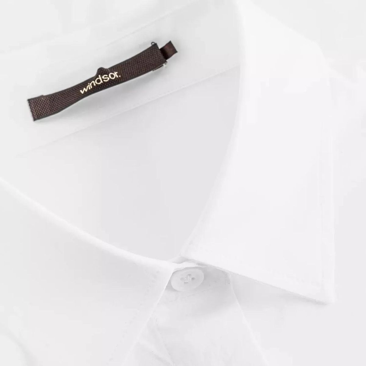 Klassische Figurbetonte Langarmbluse