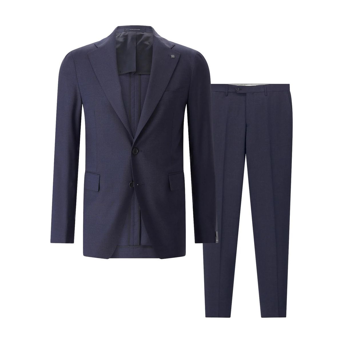 Marineblauer zweiteiliger Wollanzug