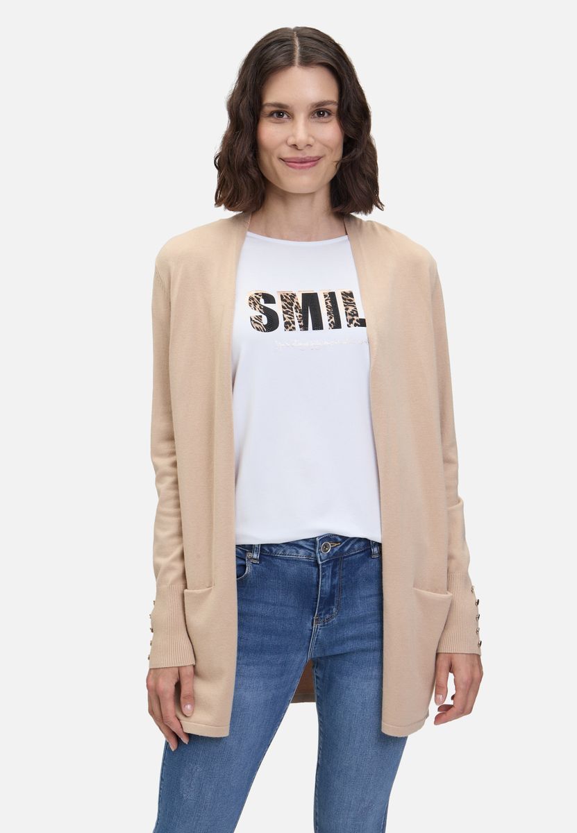 Elegante Feinstrickjacke offen