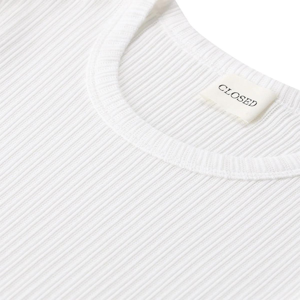 Langärmliges Rippstrickoberteil