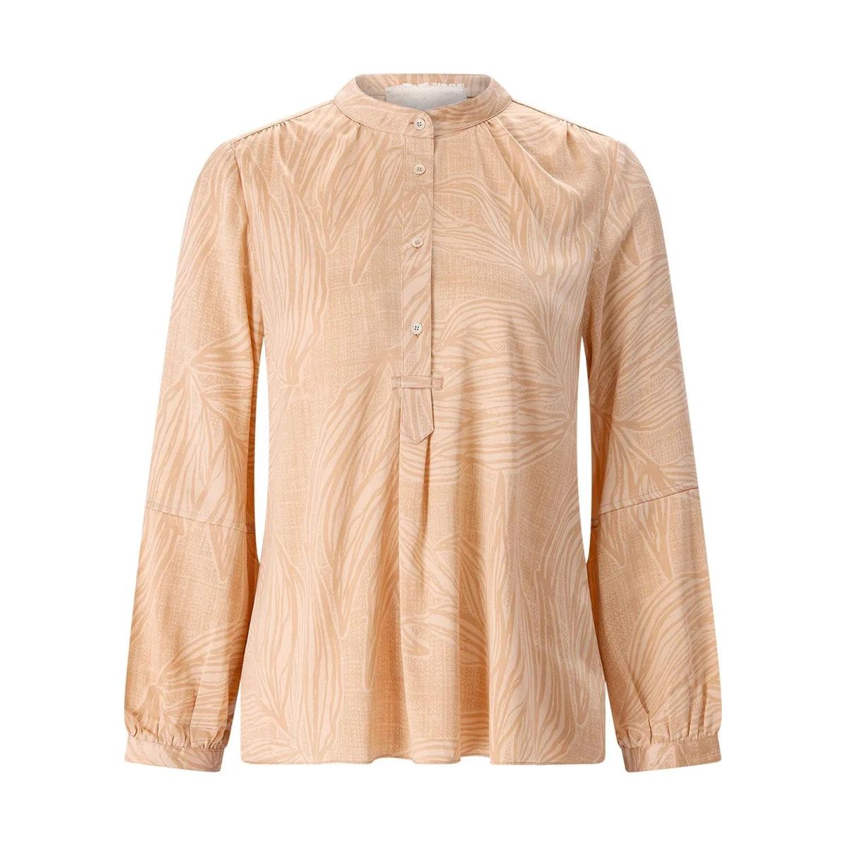 Seidenbluse mit Muster