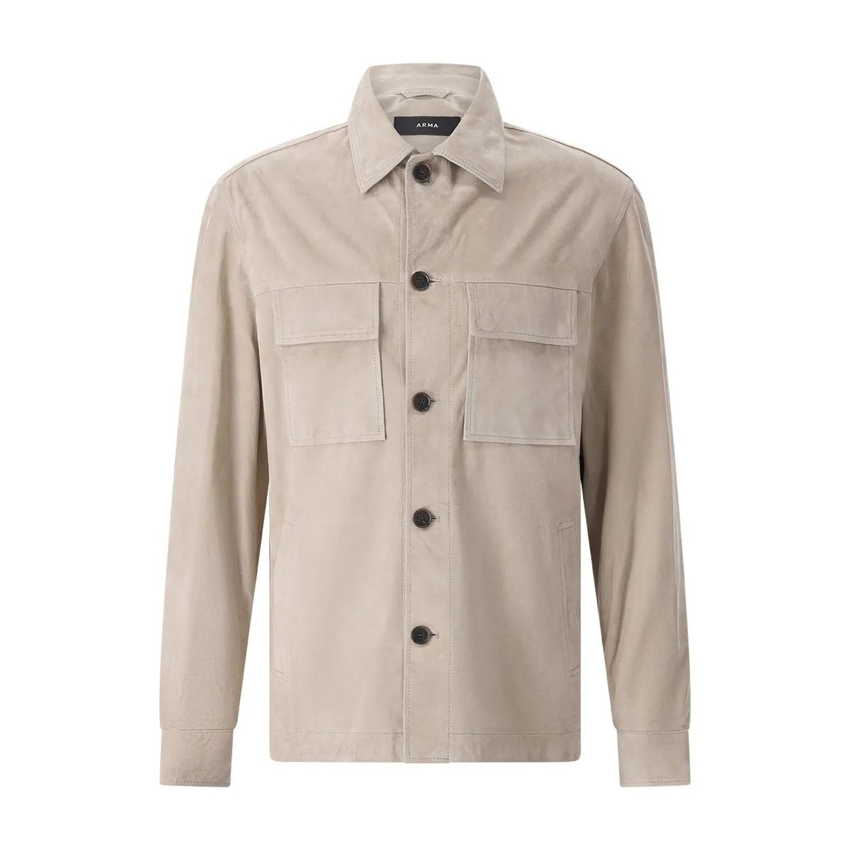 Trucker Jacke aus Wildleder