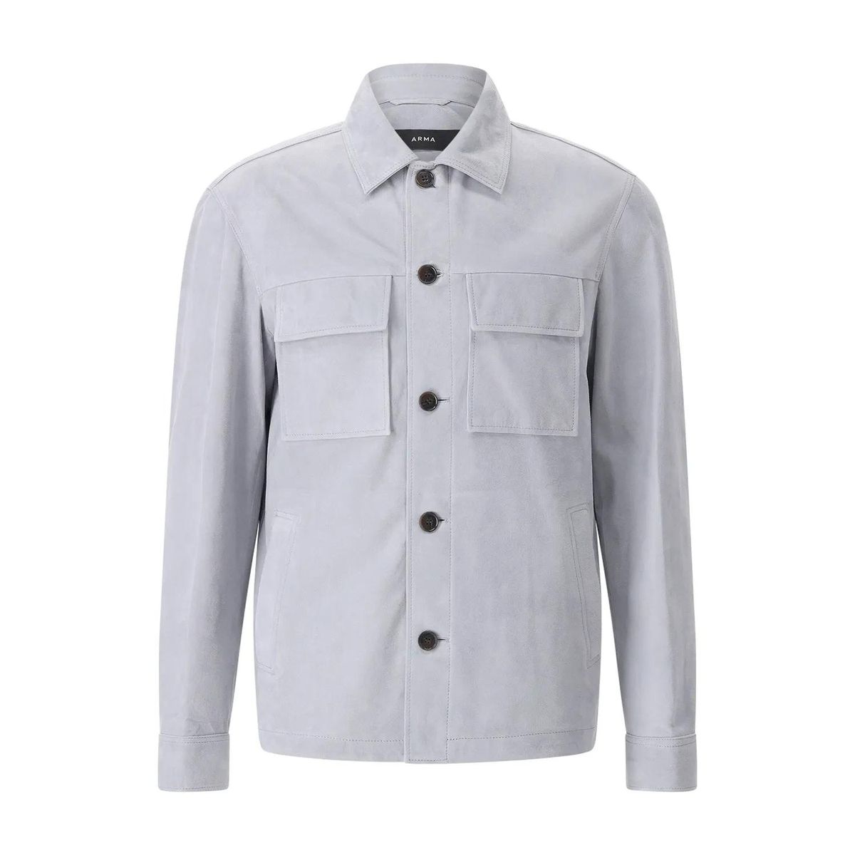 Trucker Jacke aus Wildleder