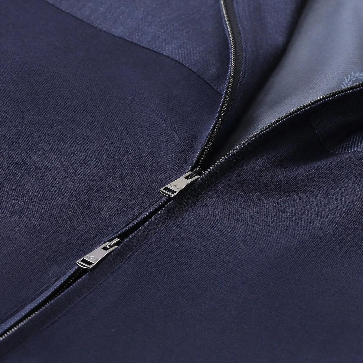 Herren Zweifarbige Blousonjacke mit Reißverschluss