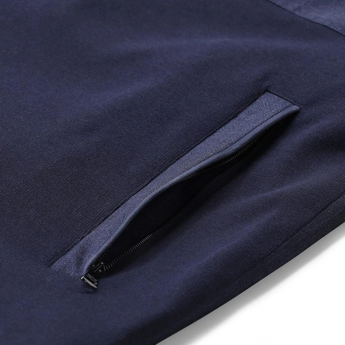 Herren Zweifarbige Blousonjacke mit Reißverschluss