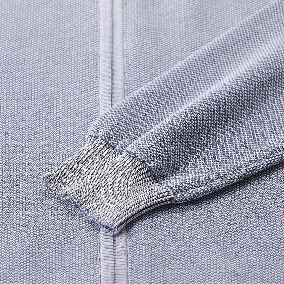 Urbino Strickjacke mit Reißverschluss aus Baumwolle