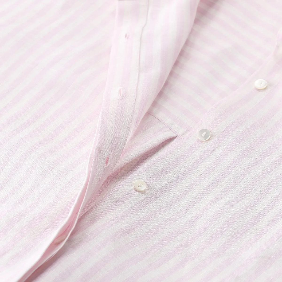 Gestreiftes Baumwollmischgewebe Hemd