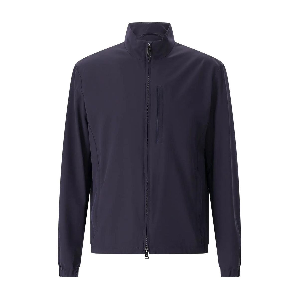 Technische Reißverschlussjacke mit Logo-Detail