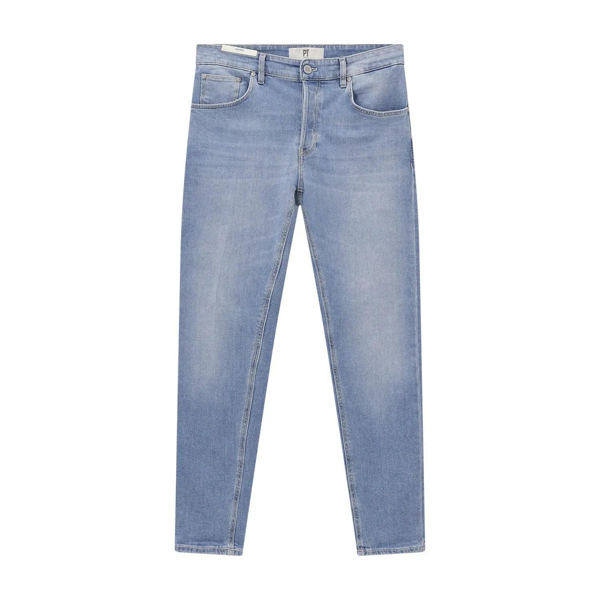 Tapered Fit Jeans in heller Waschung