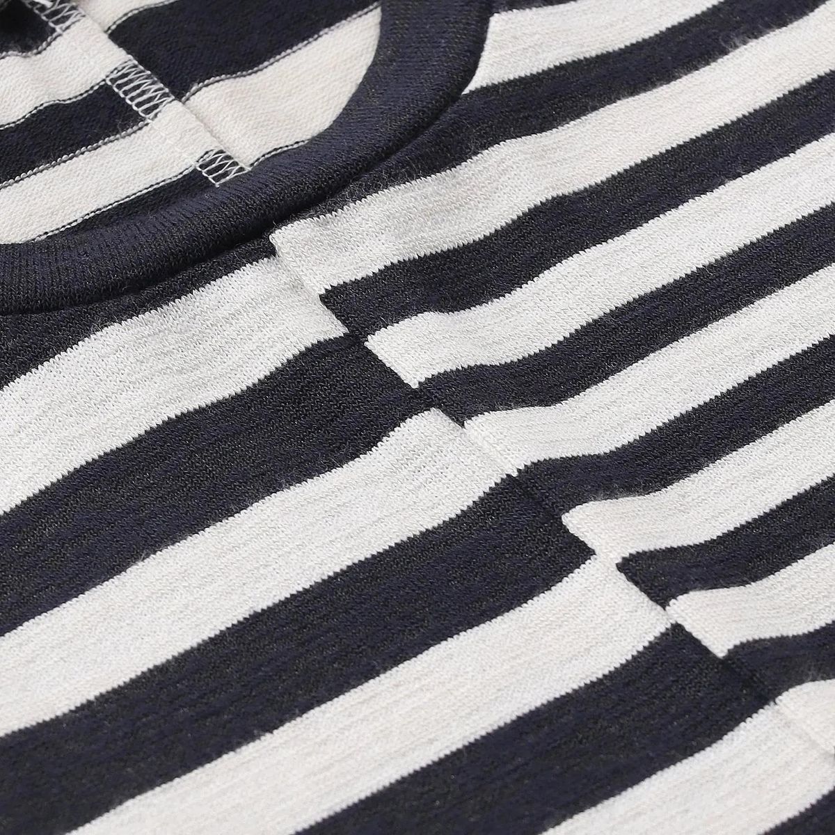 Gestreiftes ärmelloses Stricktop