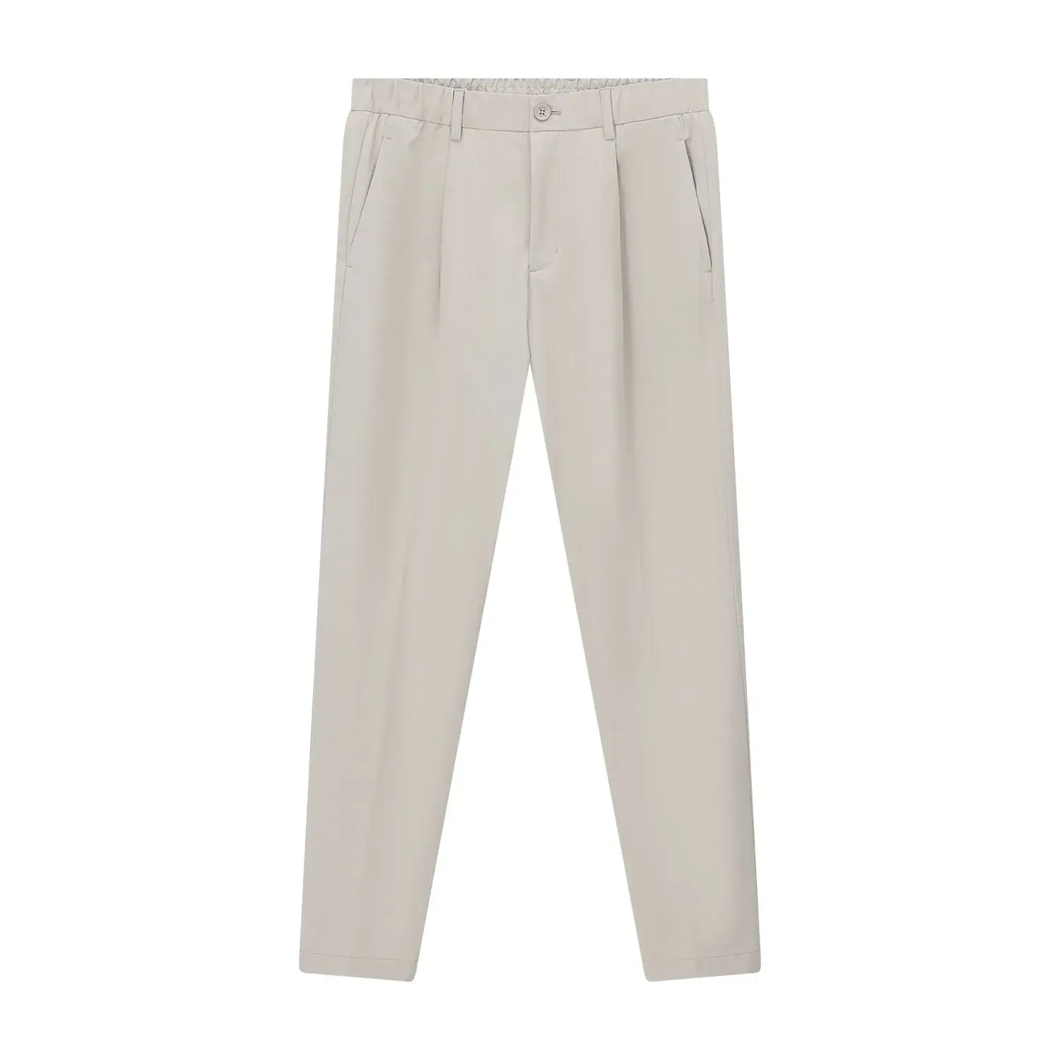 Chino-Hose mit entspannter Passform und Gummibund