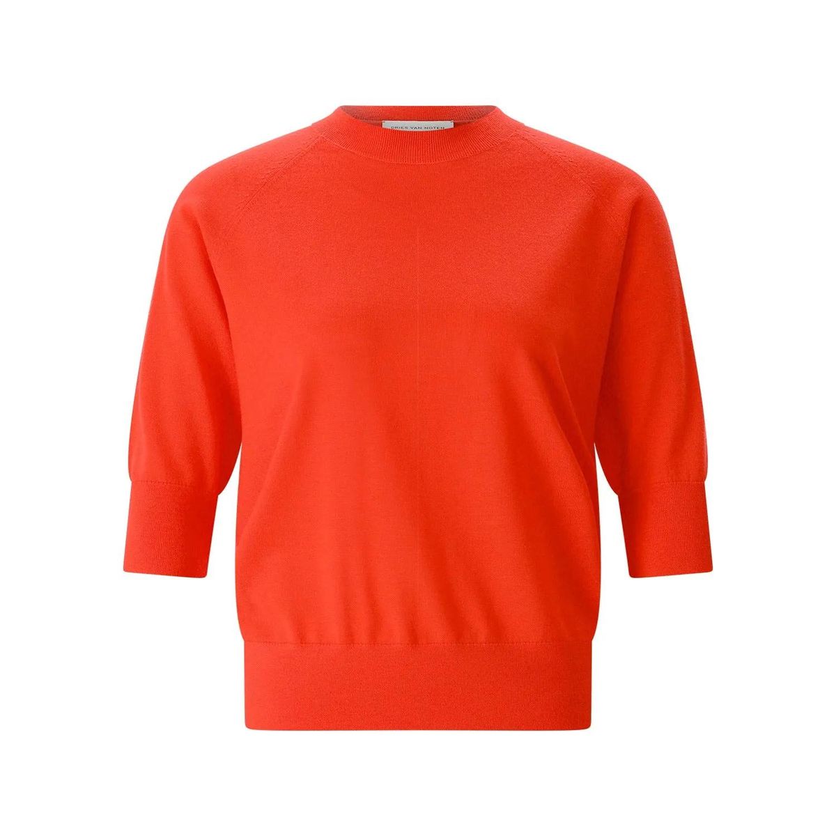 Merinowolle Pullover mit Dreiviertelärmeln