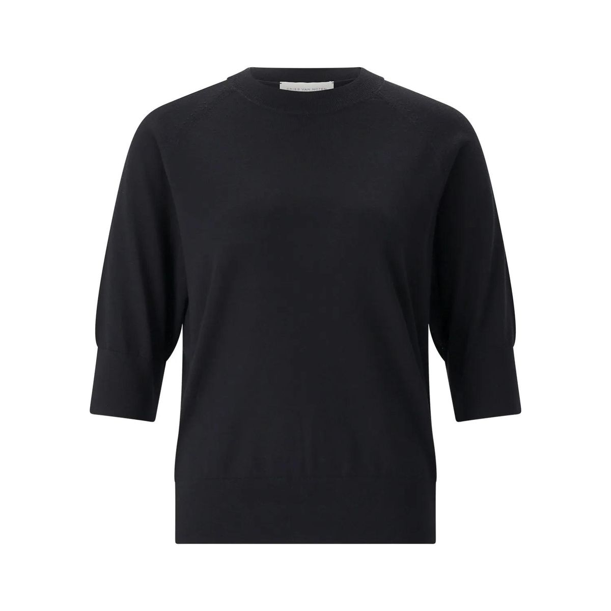 Merinowolle Pullover mit Dreiviertelärmeln