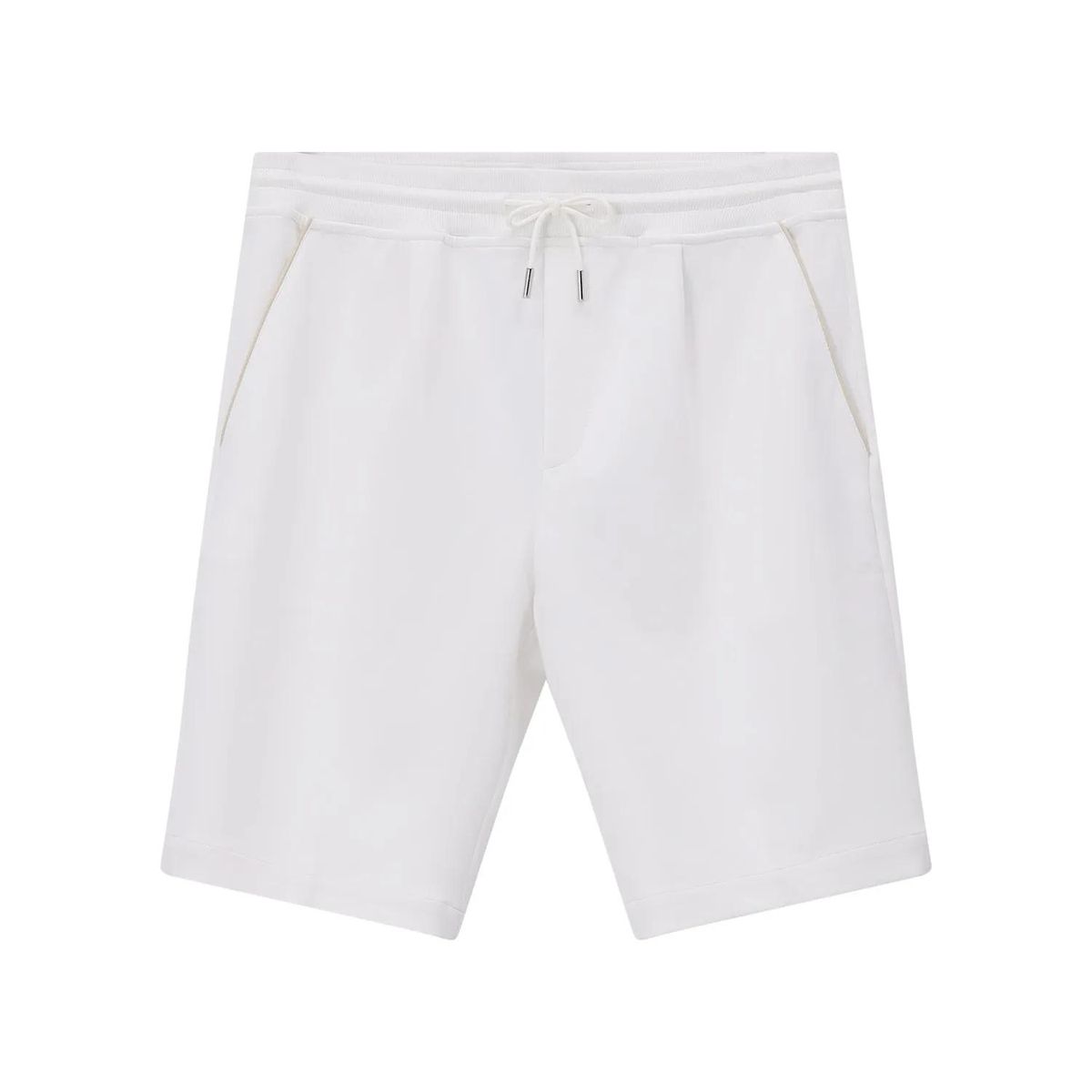 Elegante weiße Shorts aus Baumwollmischung