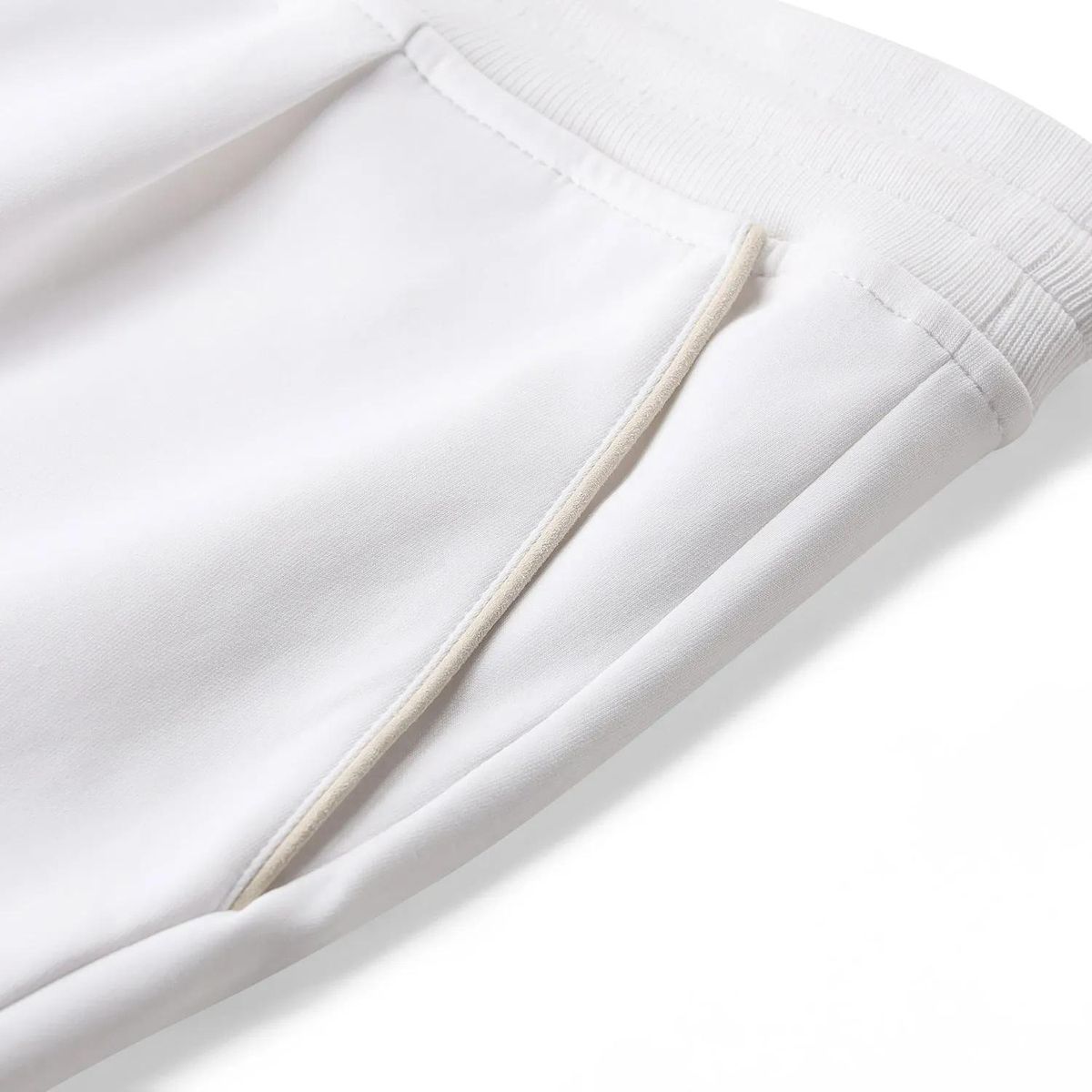 Elegante weiße Shorts aus Baumwollmischung