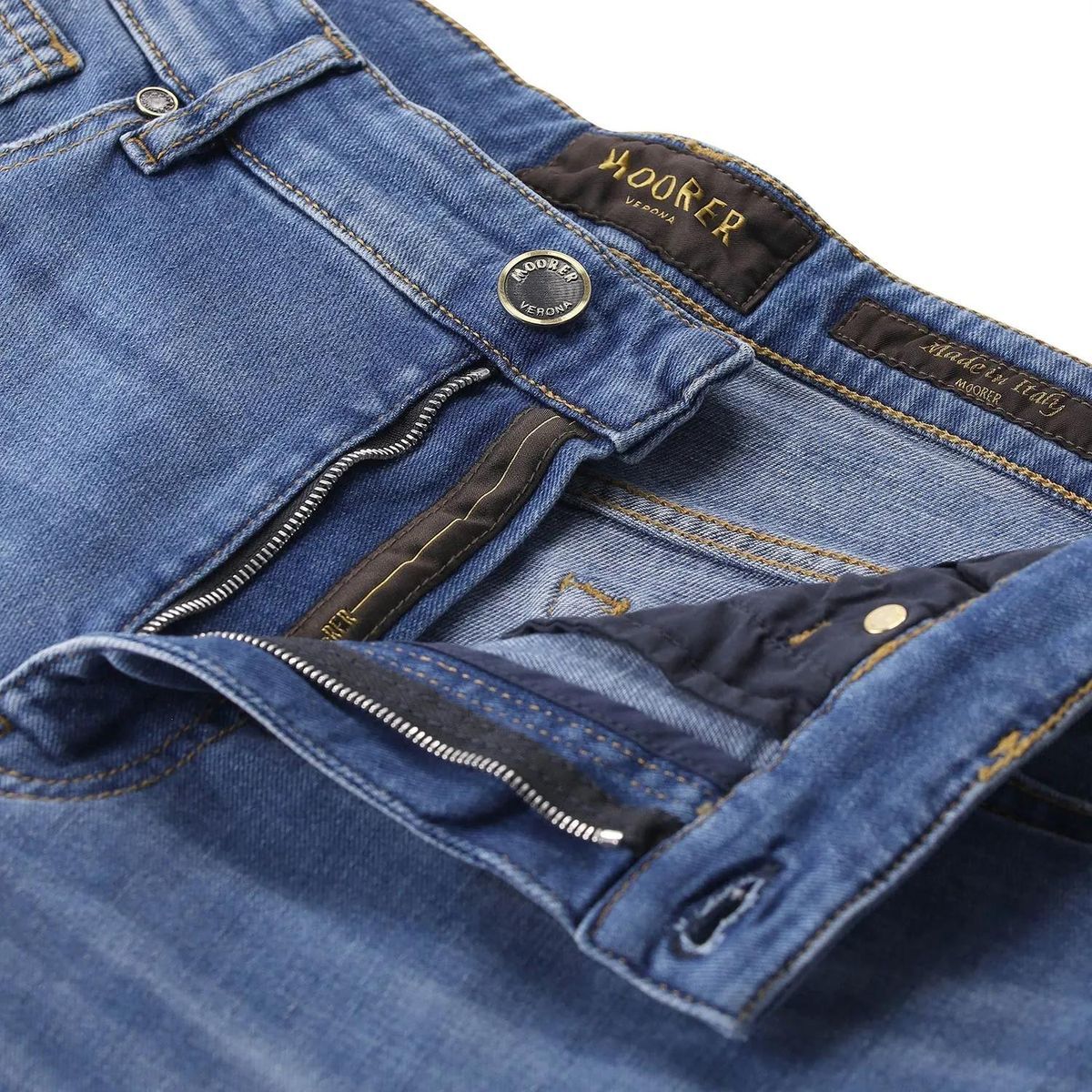 Regular Fit Stretch Denim Jeans