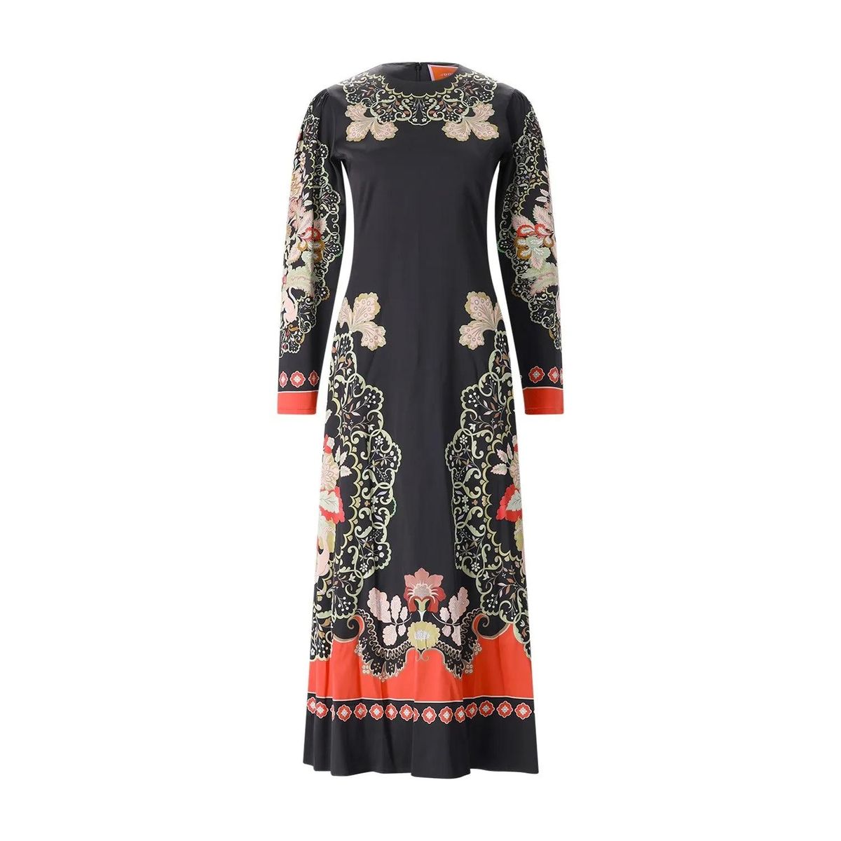 Elegantes Maxikleid mit Blumendruck