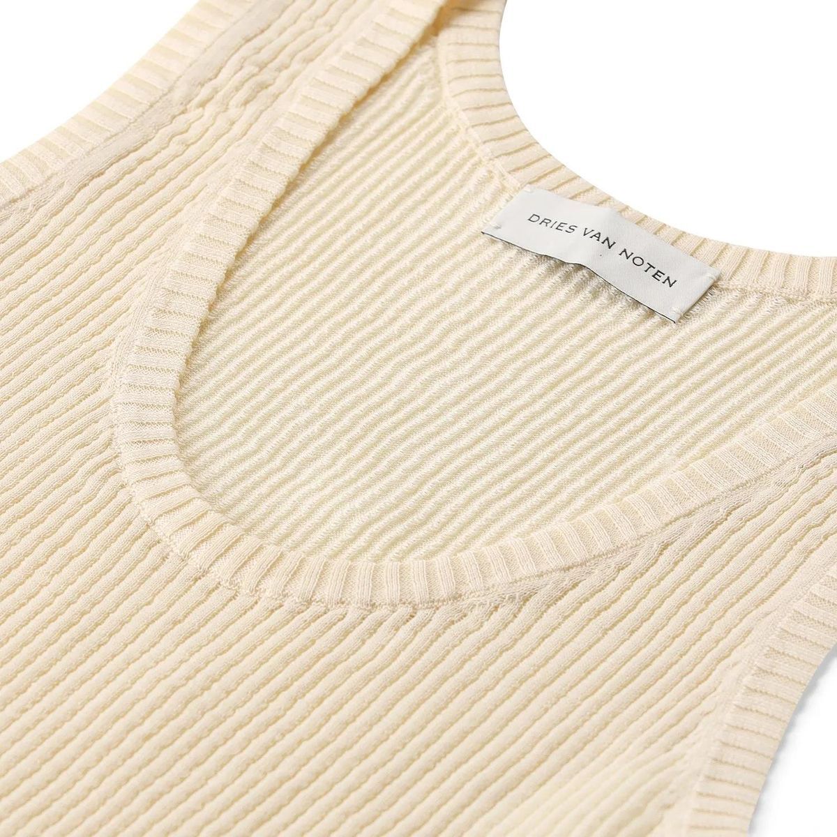 Geripptes Baumwoll-Tanktop