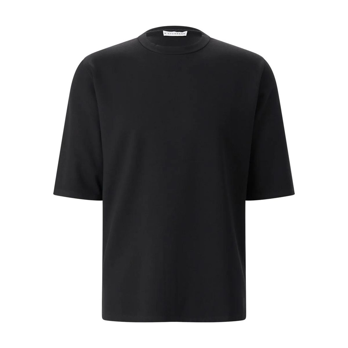 Modernes Viskose-Jersey T-Shirt mit Rundhalsausschnitt