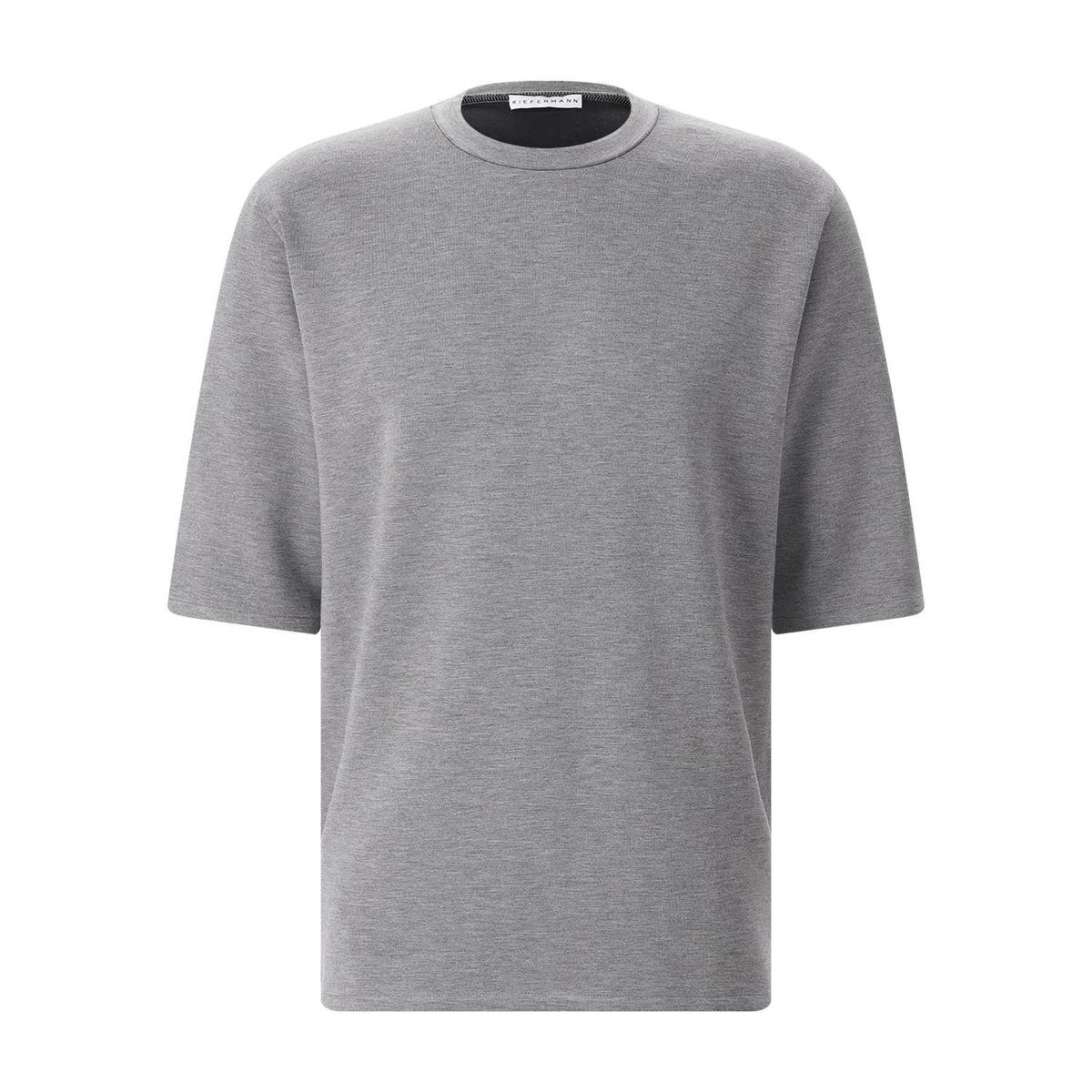 Modernes Viskose-Jersey T-Shirt mit Rundhalsausschnitt