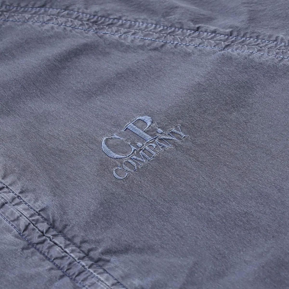 Blaue Utility Jacke mit Goggle Kapuze