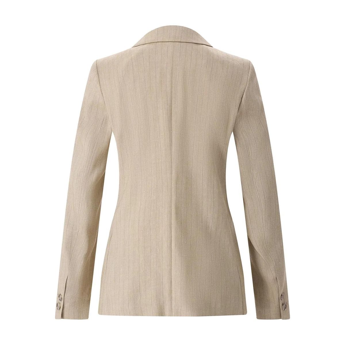 Blazer aus Leinenmischung mit Nadelstreifen
