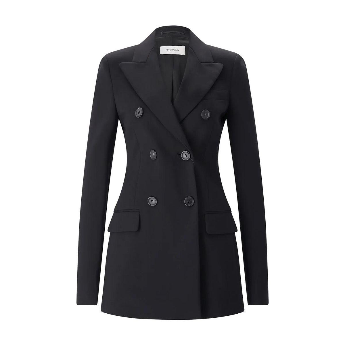 Zweireihiges, tailliertes Blazer-Kleid